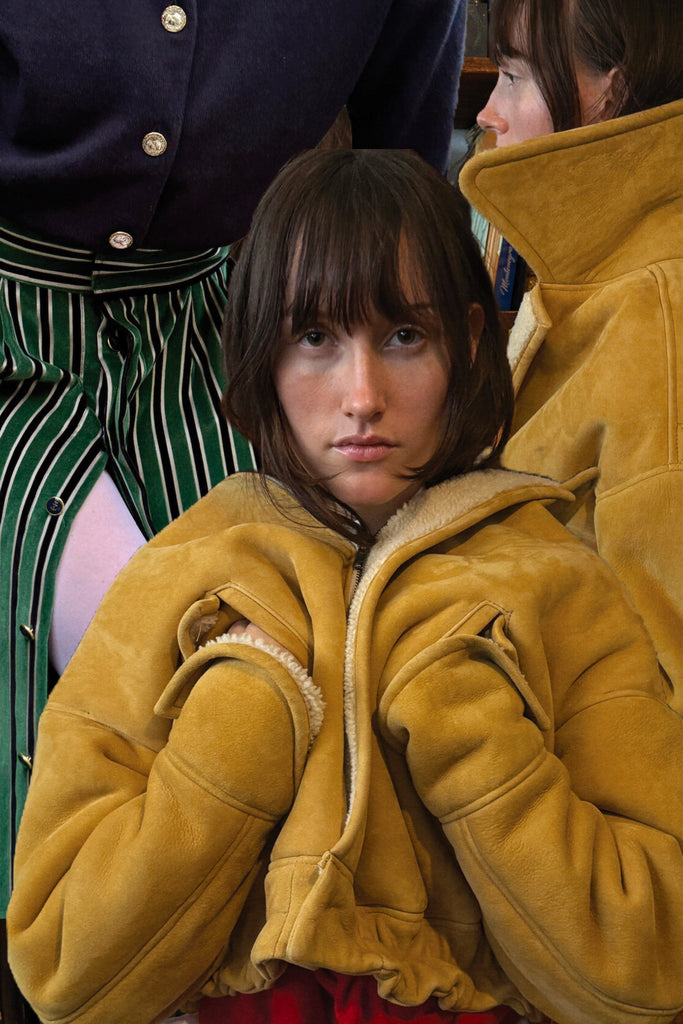 BLOUSON ELVIS PEAU LAINÉE